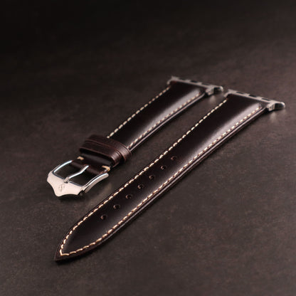 Fyorra™ Padded Full Grain Leather Band For Apple Watch
