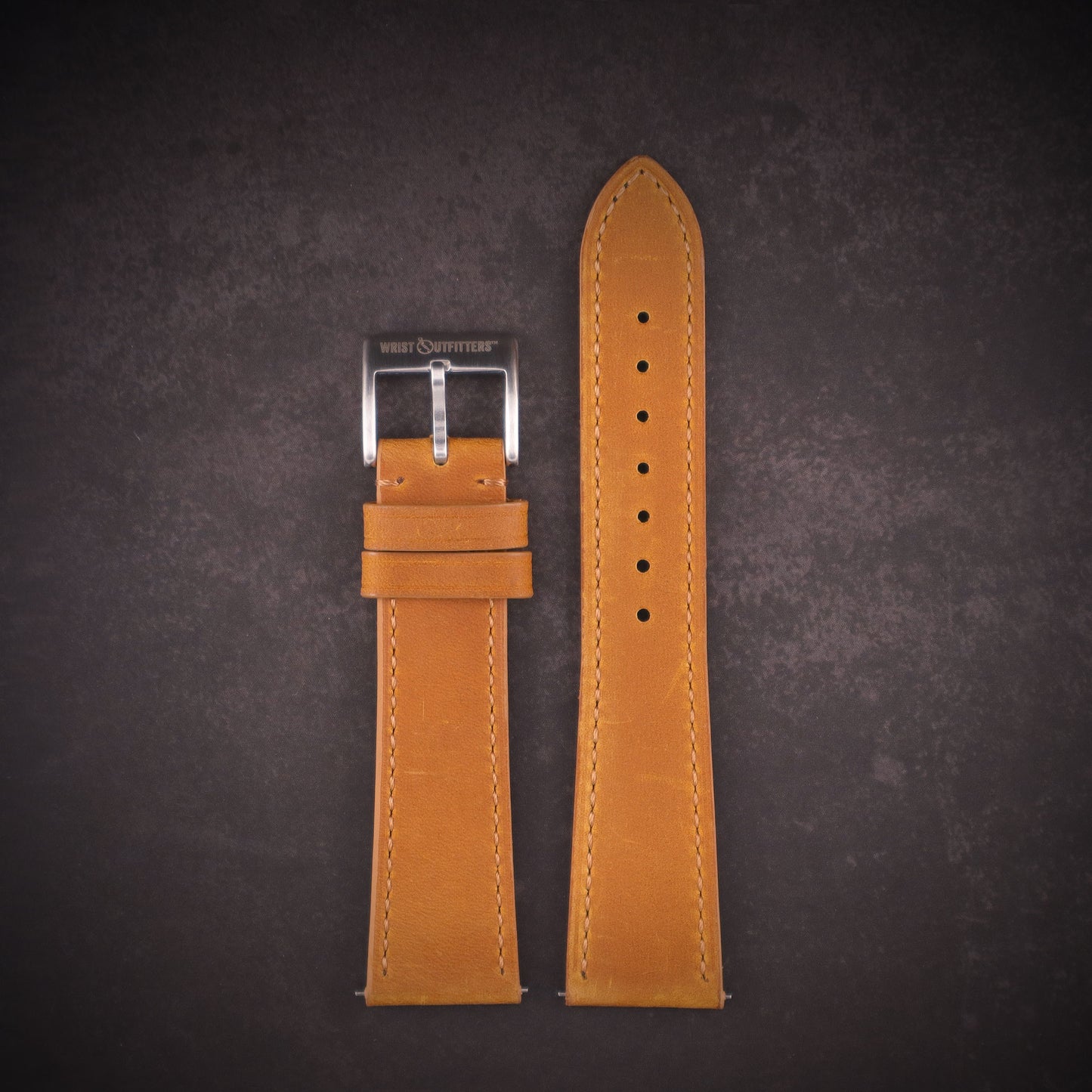 Lakota™ Crazy Horse Full Grain Oiled Leather Watch Band