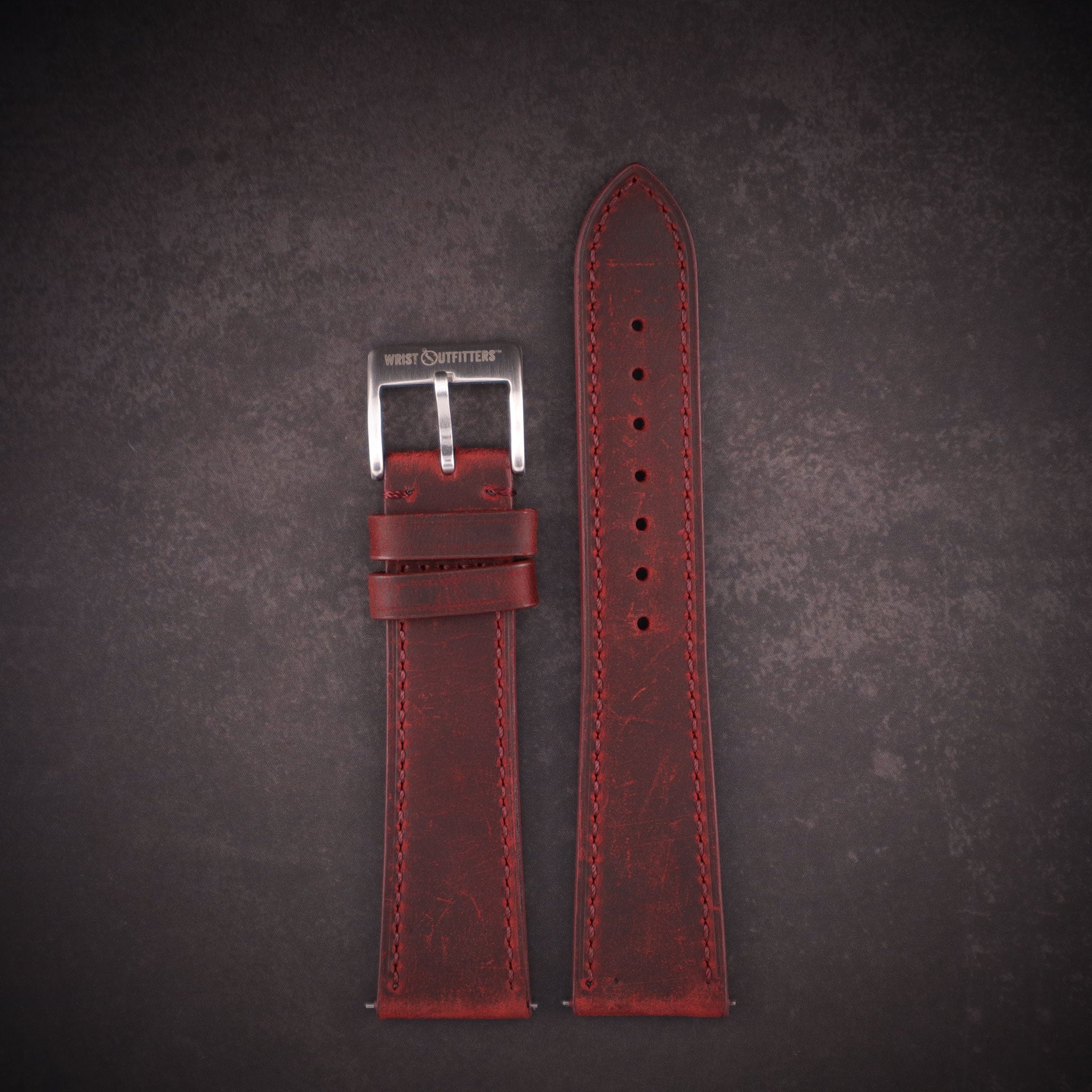 Lakota™ Crazy Horse Full Grain Leather Strap