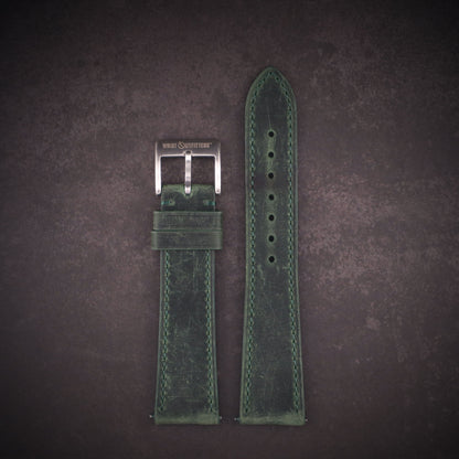 Lakota™ Crazy Horse Full Grain Oiled Leather Watch Band