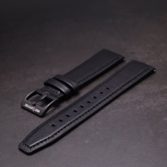 Mallard™ Leather & Silicone Rubber Watch Band