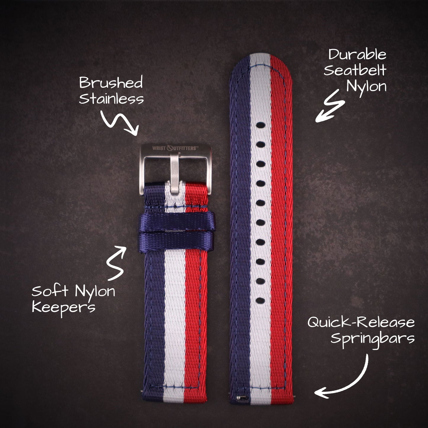 Mission™ Elite Two-Piece Nylon Straps