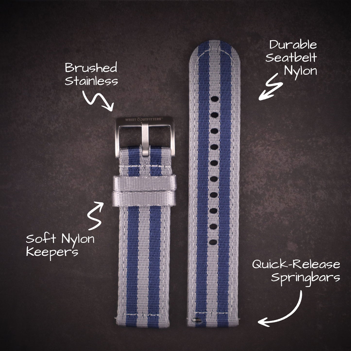 Mission™ Elite Two-Piece Nylon Straps