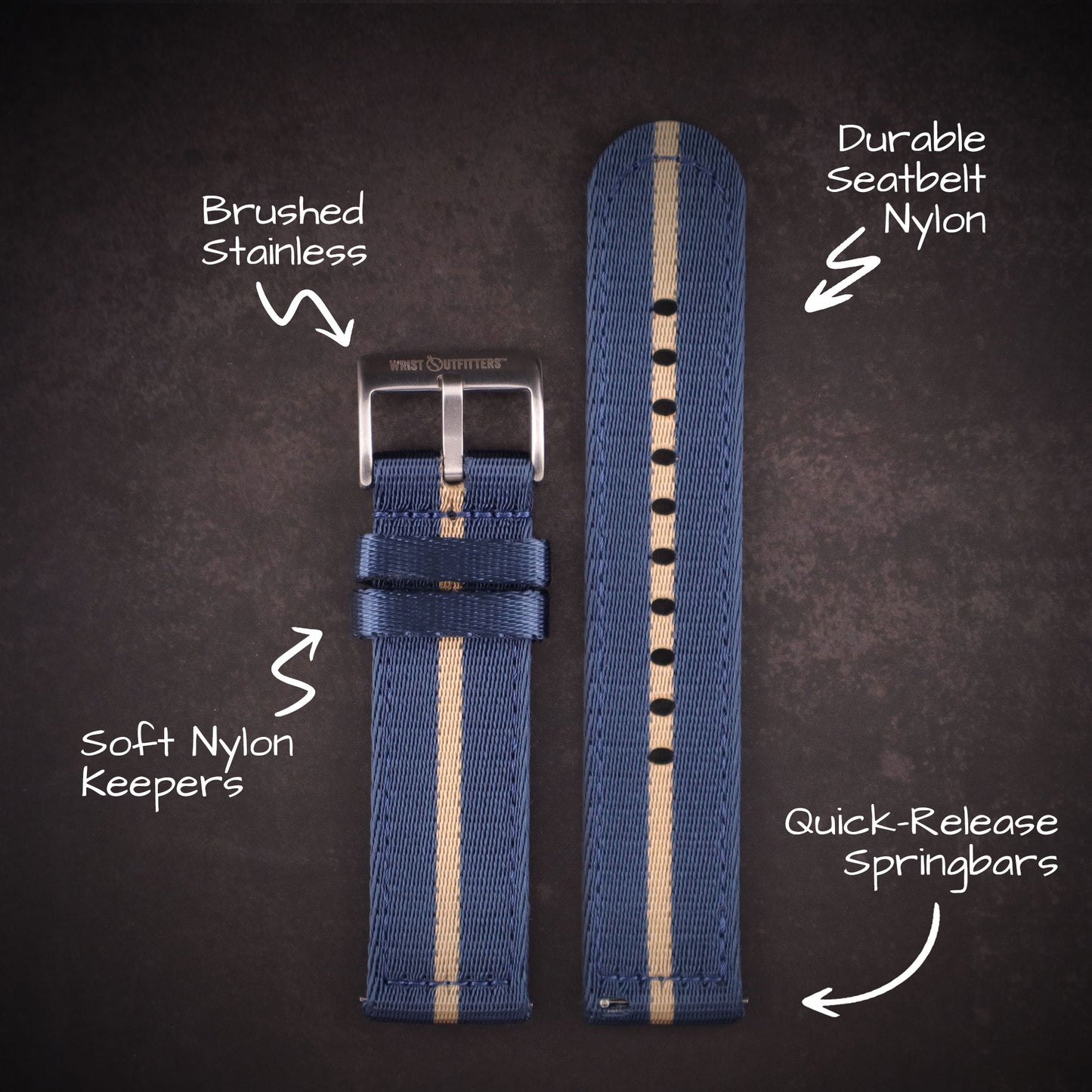 Mission™ Elite Two-Piece Nylon Straps