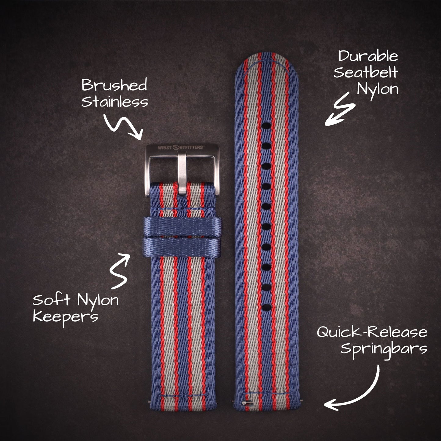 Mission™ Elite Two-Piece Nylon Straps