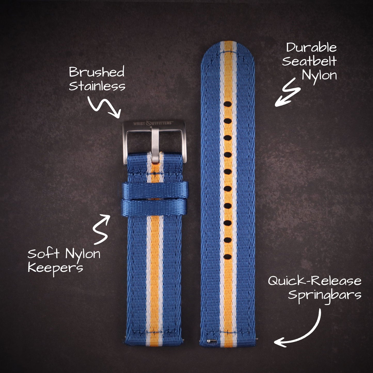 Mission™ Elite Two-Piece Nylon Straps