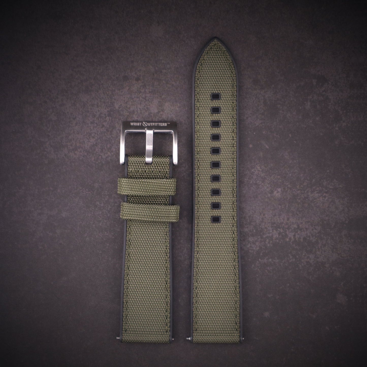 SeaBreeze™ Sailcloth & FKM Rubber Waterproof Watch Band