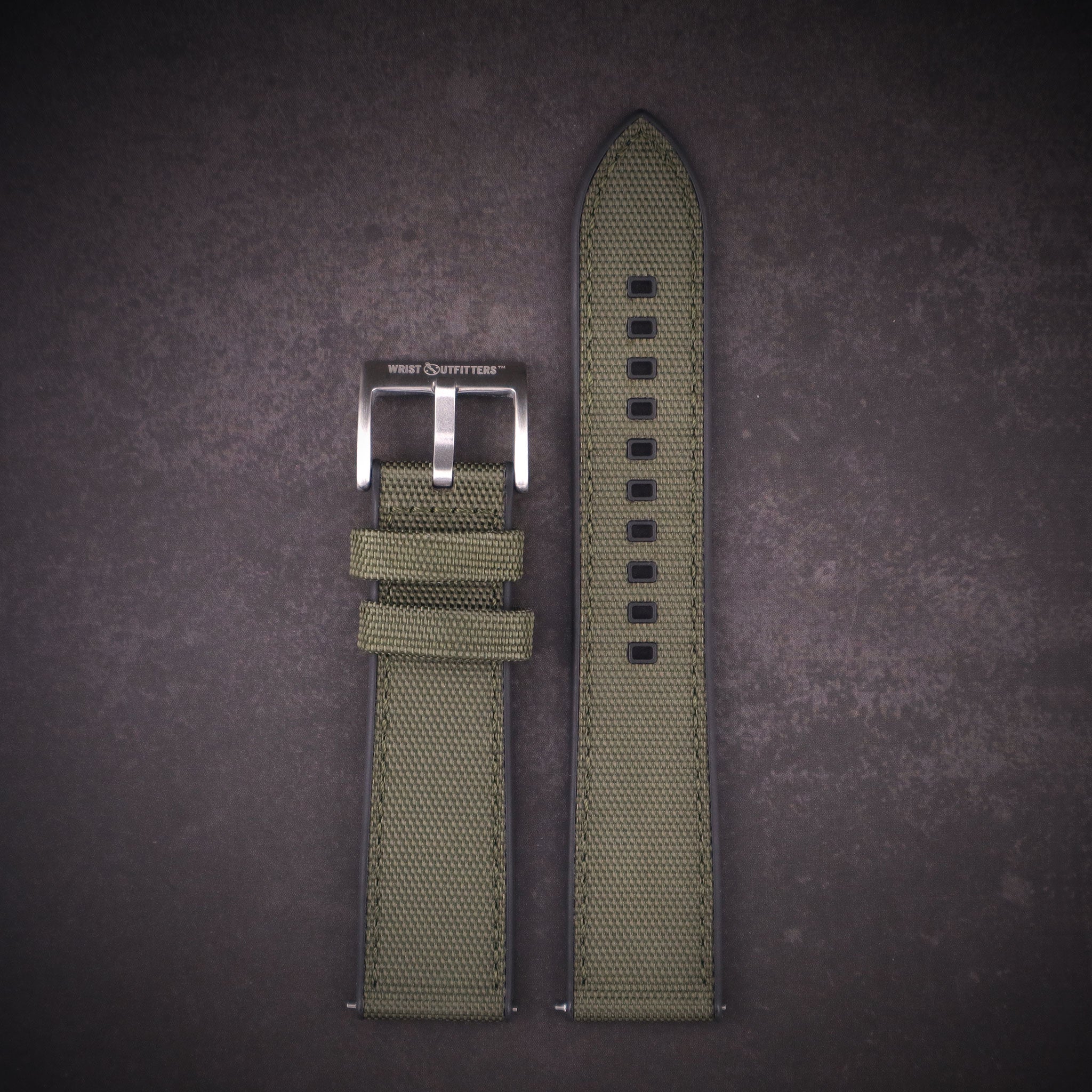 SeaBreeze™ Sailcloth & FKM Rubber Waterproof Watch Band
