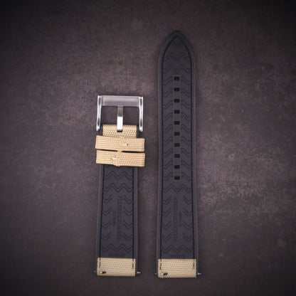 SeaBreeze™ Sailcloth & FKM Rubber Waterproof Watch Band