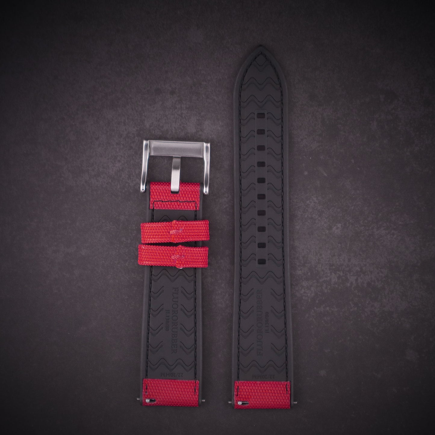 SeaBreeze™ Sailcloth & FKM Rubber Waterproof Watch Band