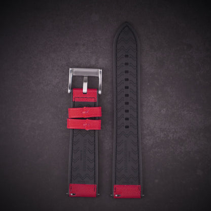 SeaBreeze™ Sailcloth & FKM Rubber Waterproof Watch Band