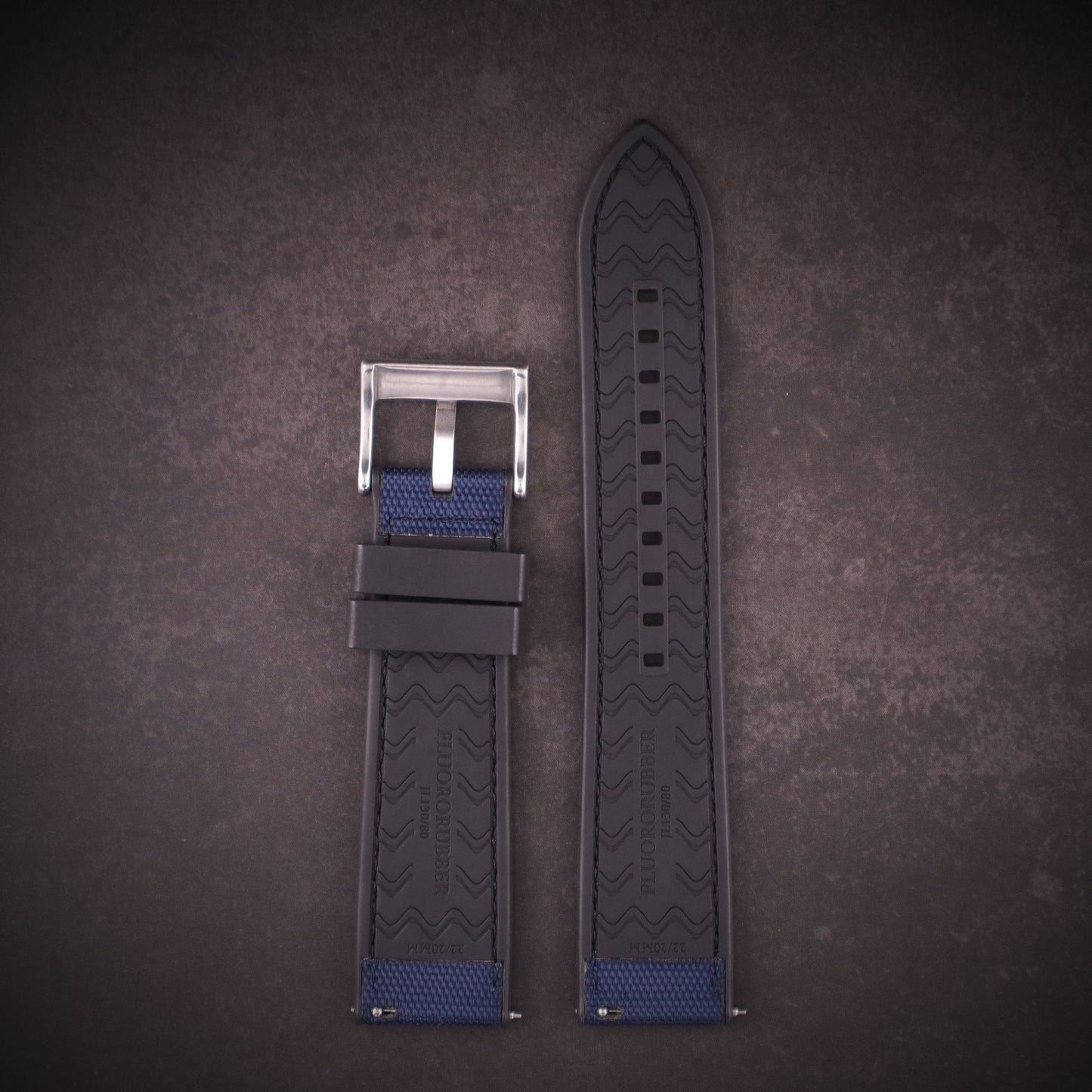 SeaBreeze™ 2.0 Sailcloth & FKM Rubber Waterproof Watch Band