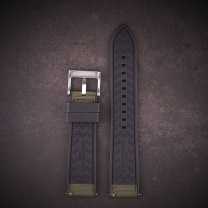 SeaBreeze™ 2.0 Sailcloth & FKM Rubber Waterproof Watch Band
