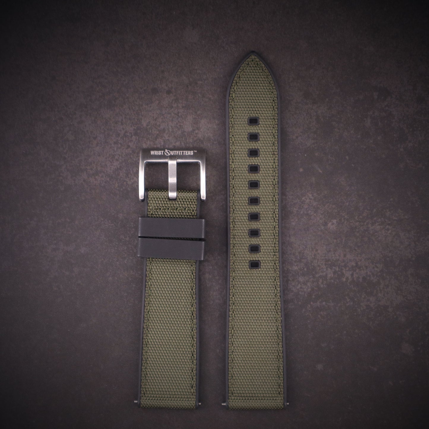 SeaBreeze™ 2.0 Sailcloth & FKM Rubber Waterproof Watch Band