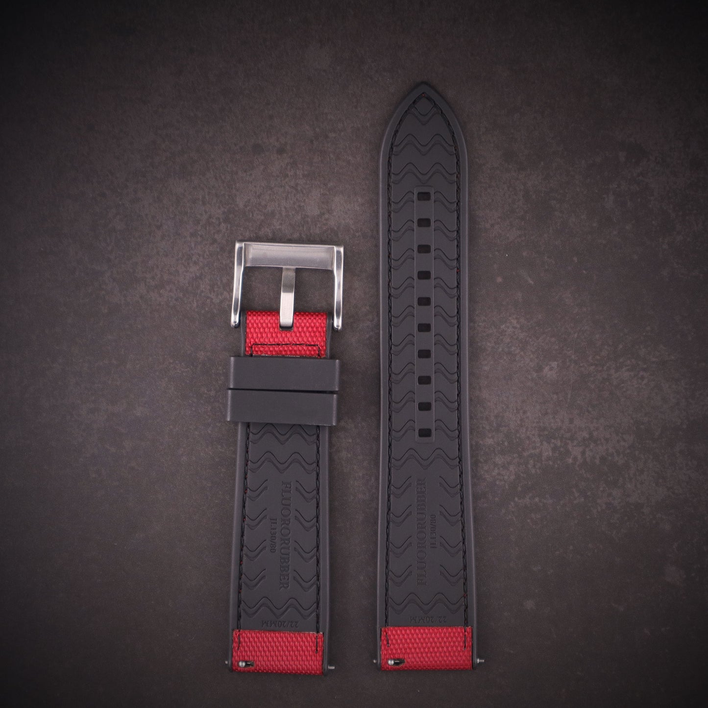 SeaBreeze™ 2.0 Sailcloth & FKM Rubber Waterproof Watch Band
