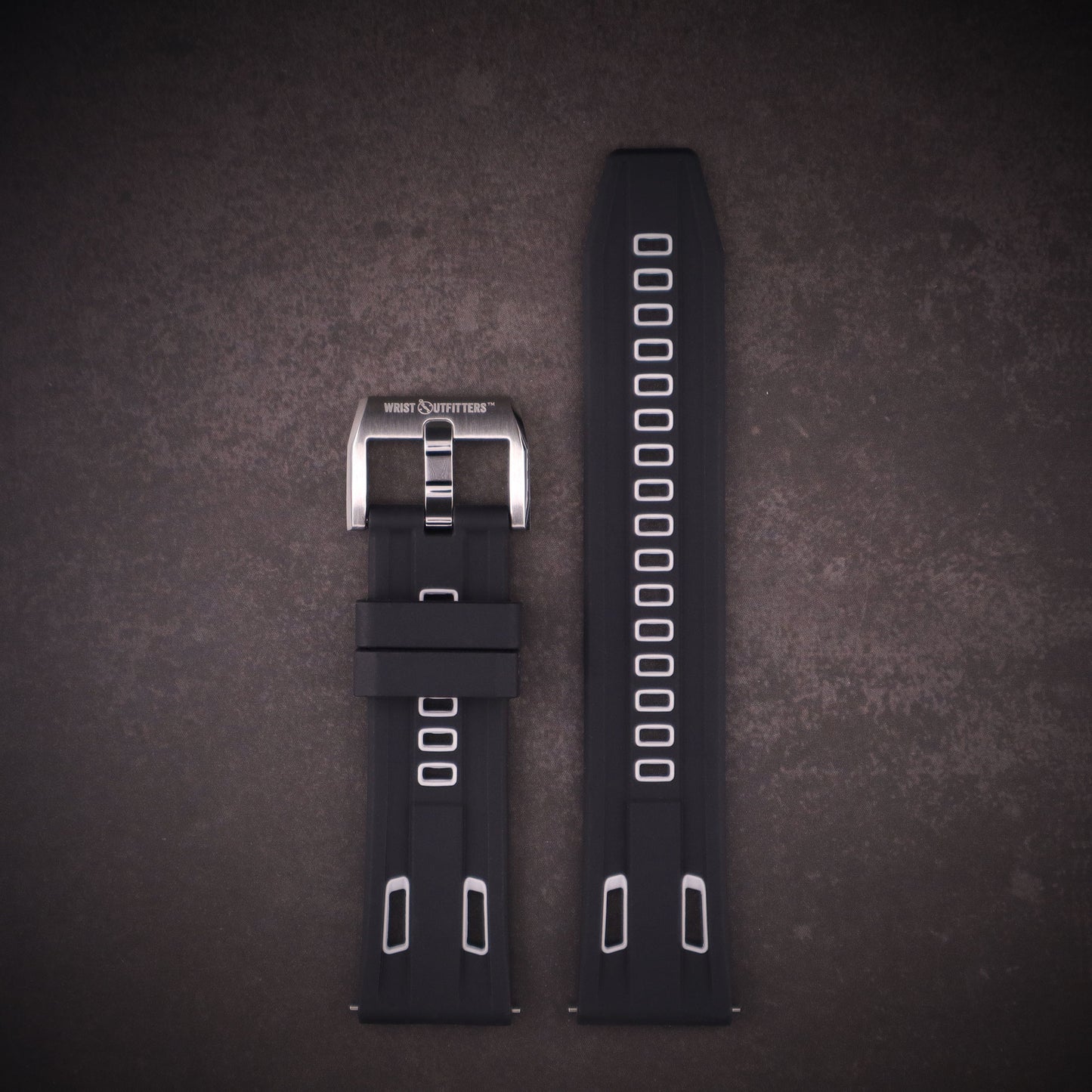 StingRay™ Vented Silicone Rubber Watch Band