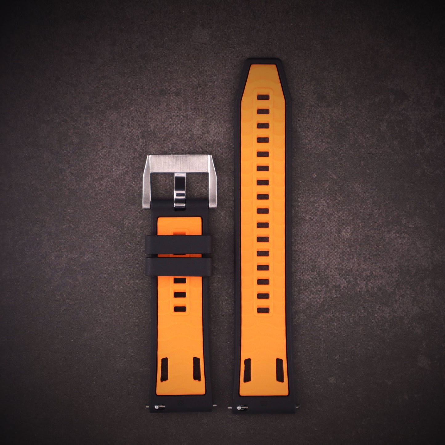 StingRay™ Vented Silicone Rubber Watch Band