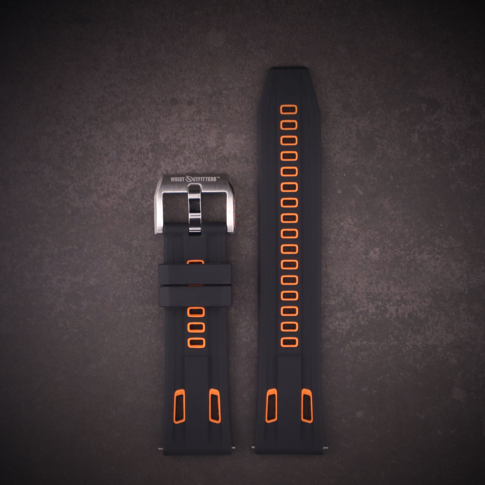 StingRay™ Vented Silicone Rubber Watch Band