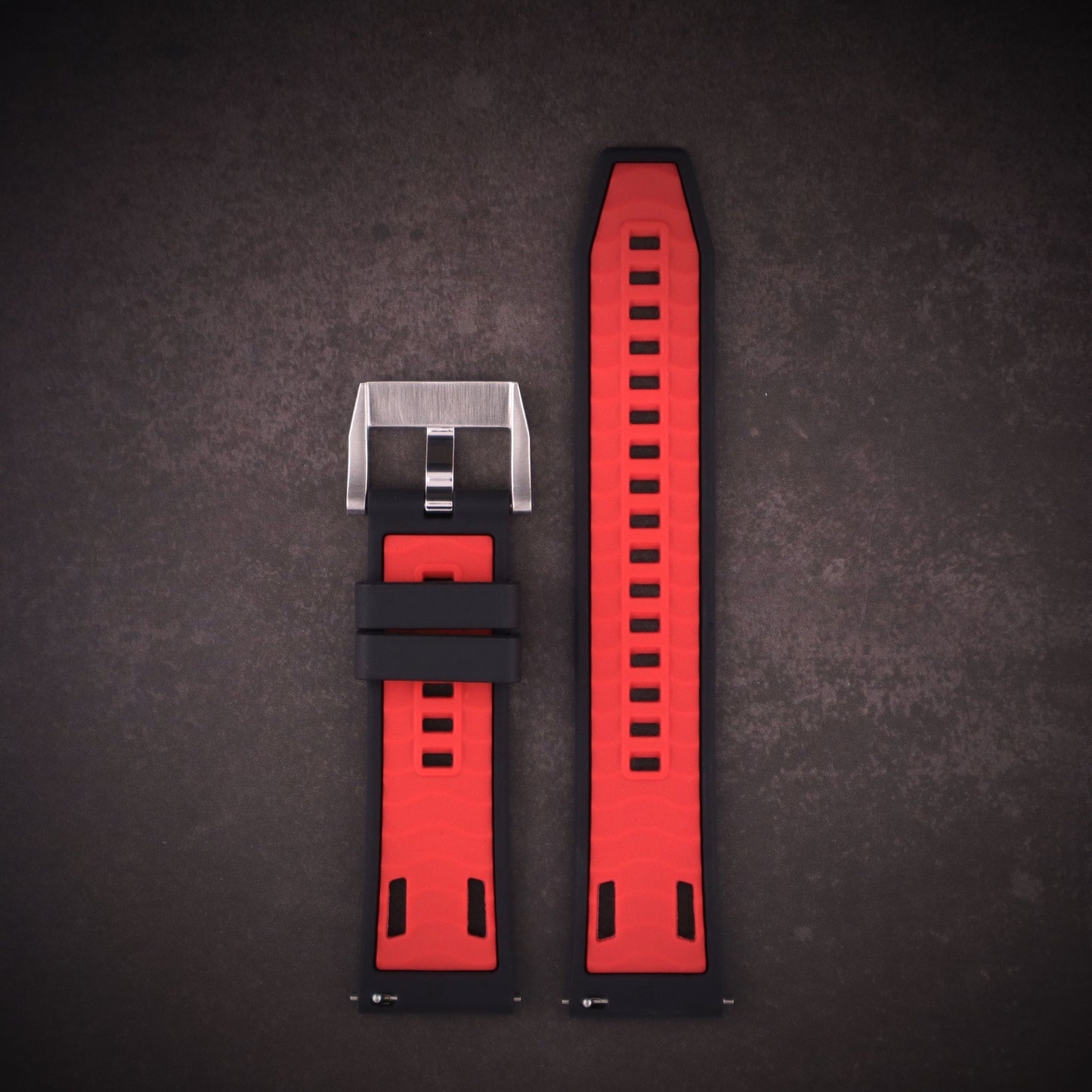 StingRay™ Vented Silicone Rubber Watch Band