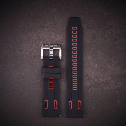StingRay™ Vented Silicone Rubber Watch Band