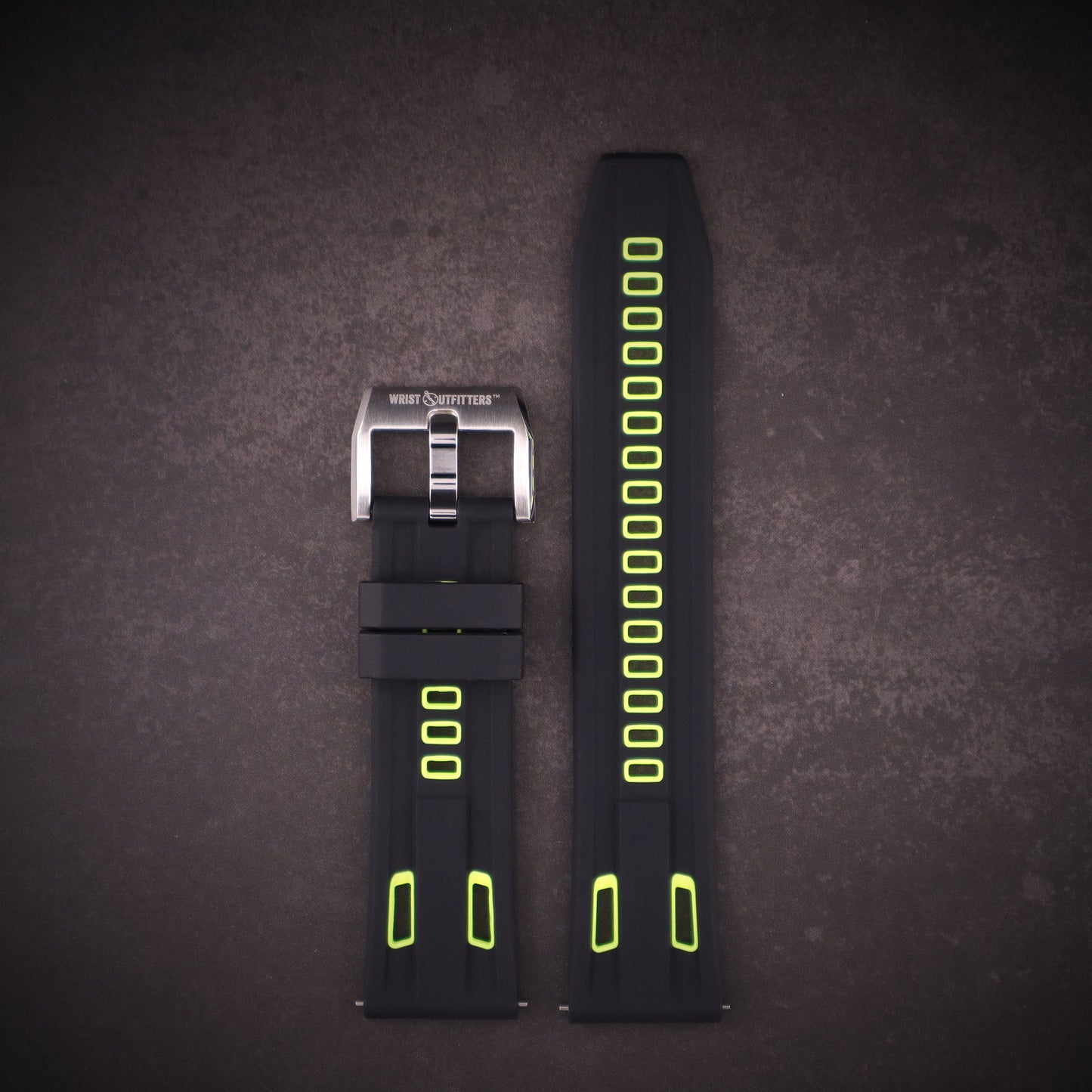 StingRay™ Vented Silicone Rubber Watch Band