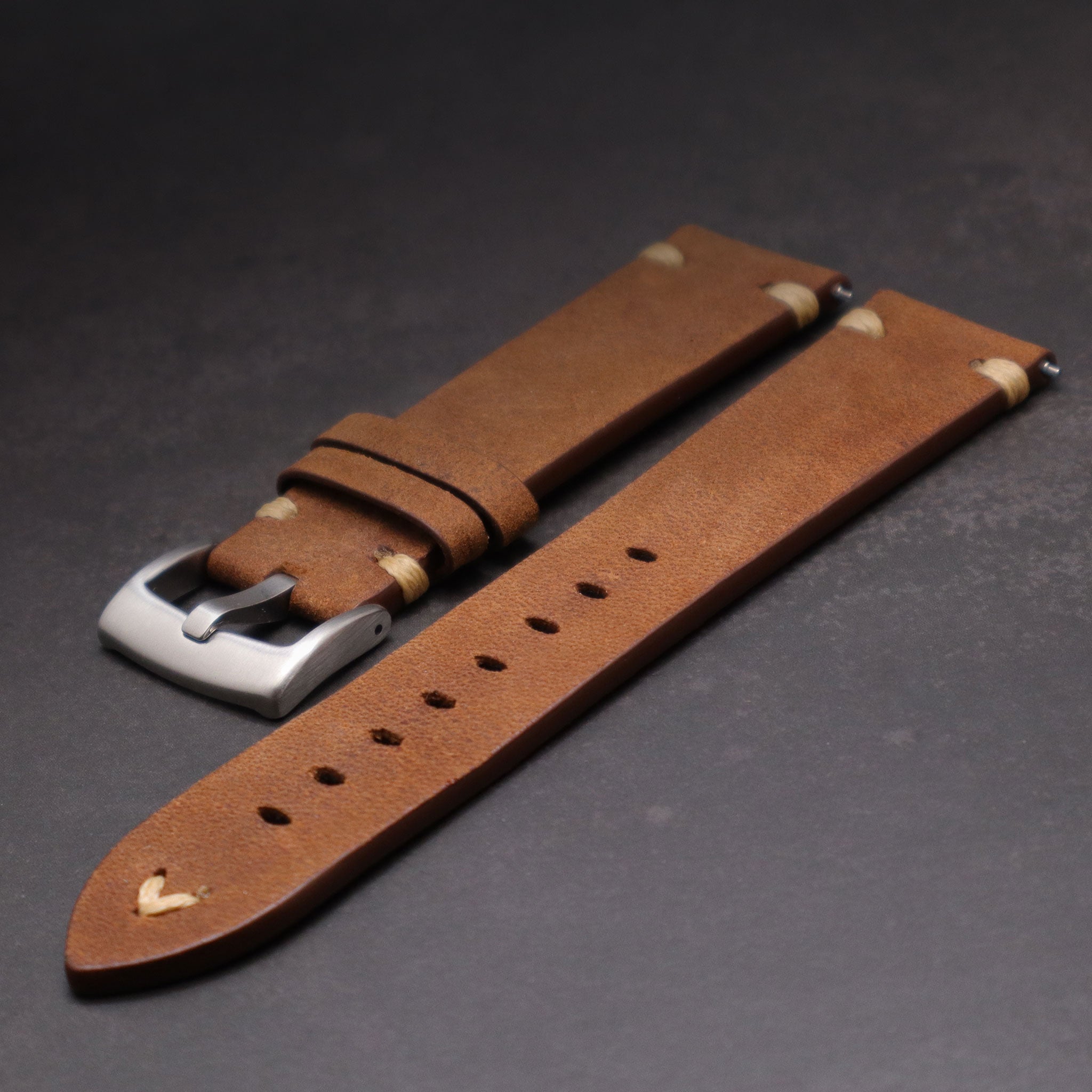 Aviator™ Vintage Leather Pilot Watch Band