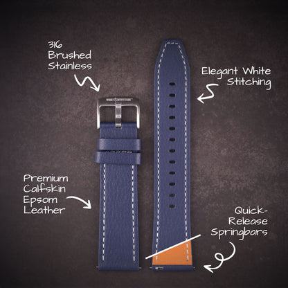 Wexley™ Epsom Calfskin Leather Watch Band