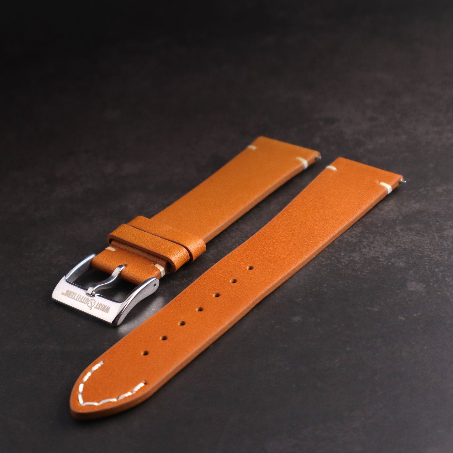 Airfield™ Retro Hand-Stitched Leather Watch Band
