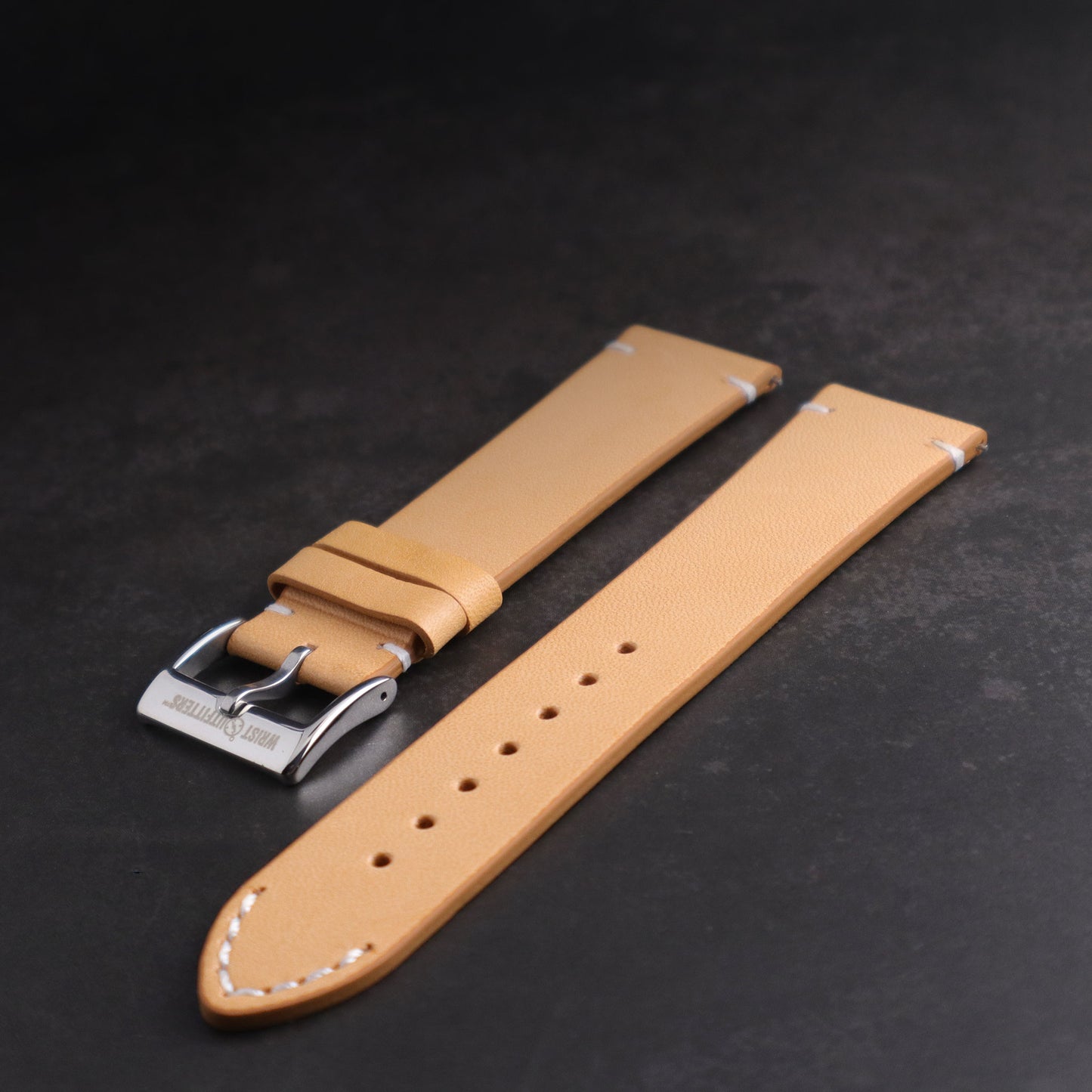 Airfield™ Retro Hand-Stitched Leather Watch Band