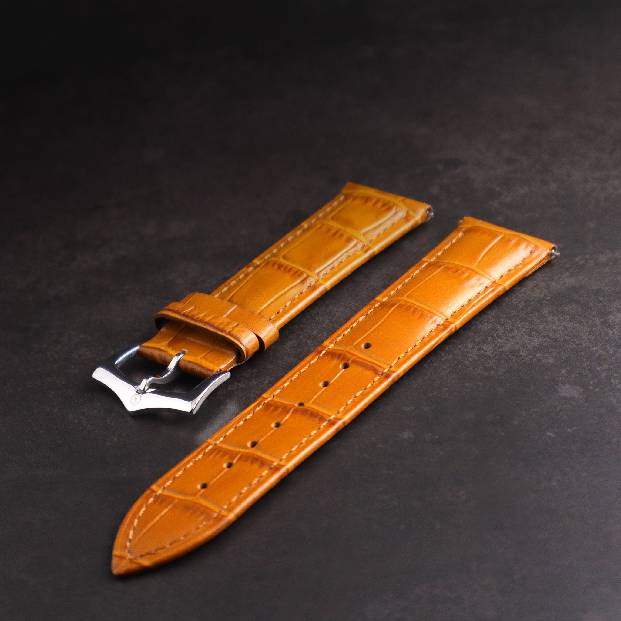 Bamboo™ Calfskin Leather Watch Band