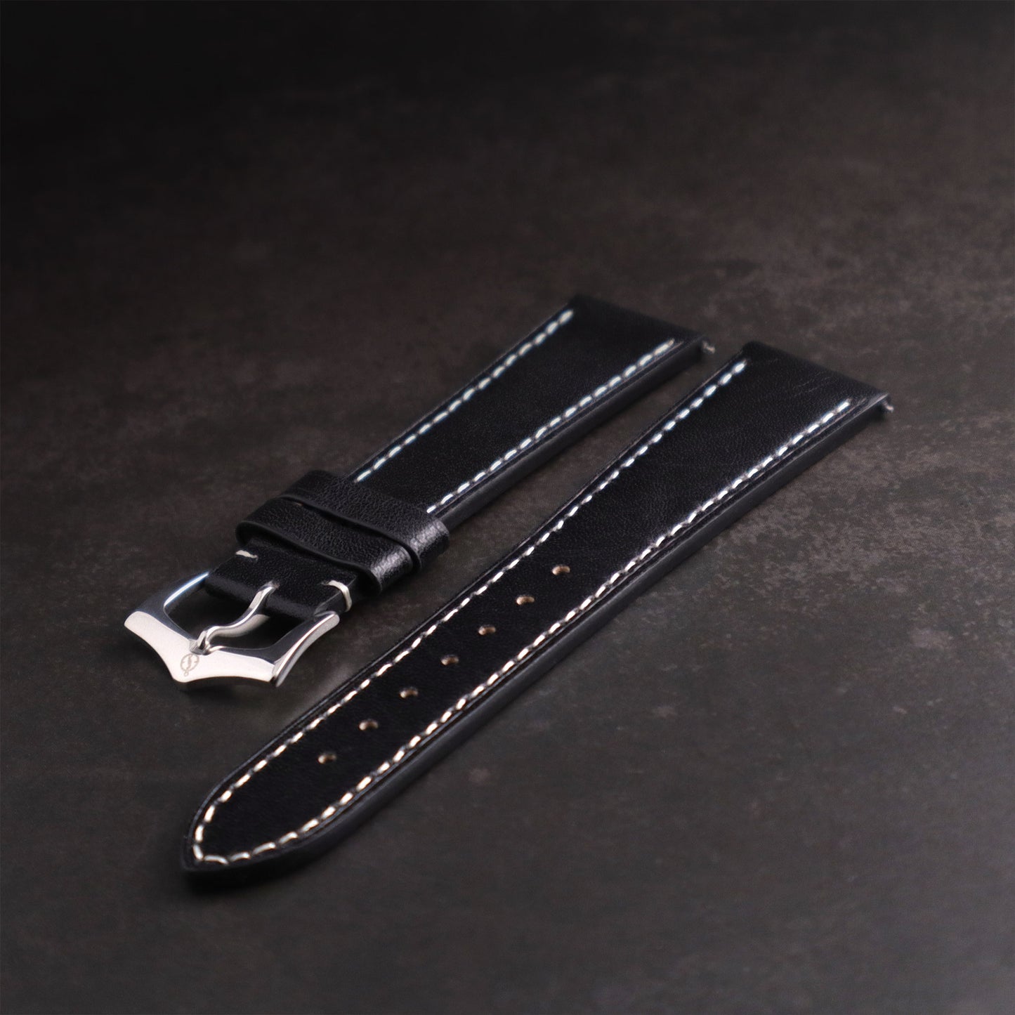 Belmont™ Oil Wax Full Grain Leather Watch Band