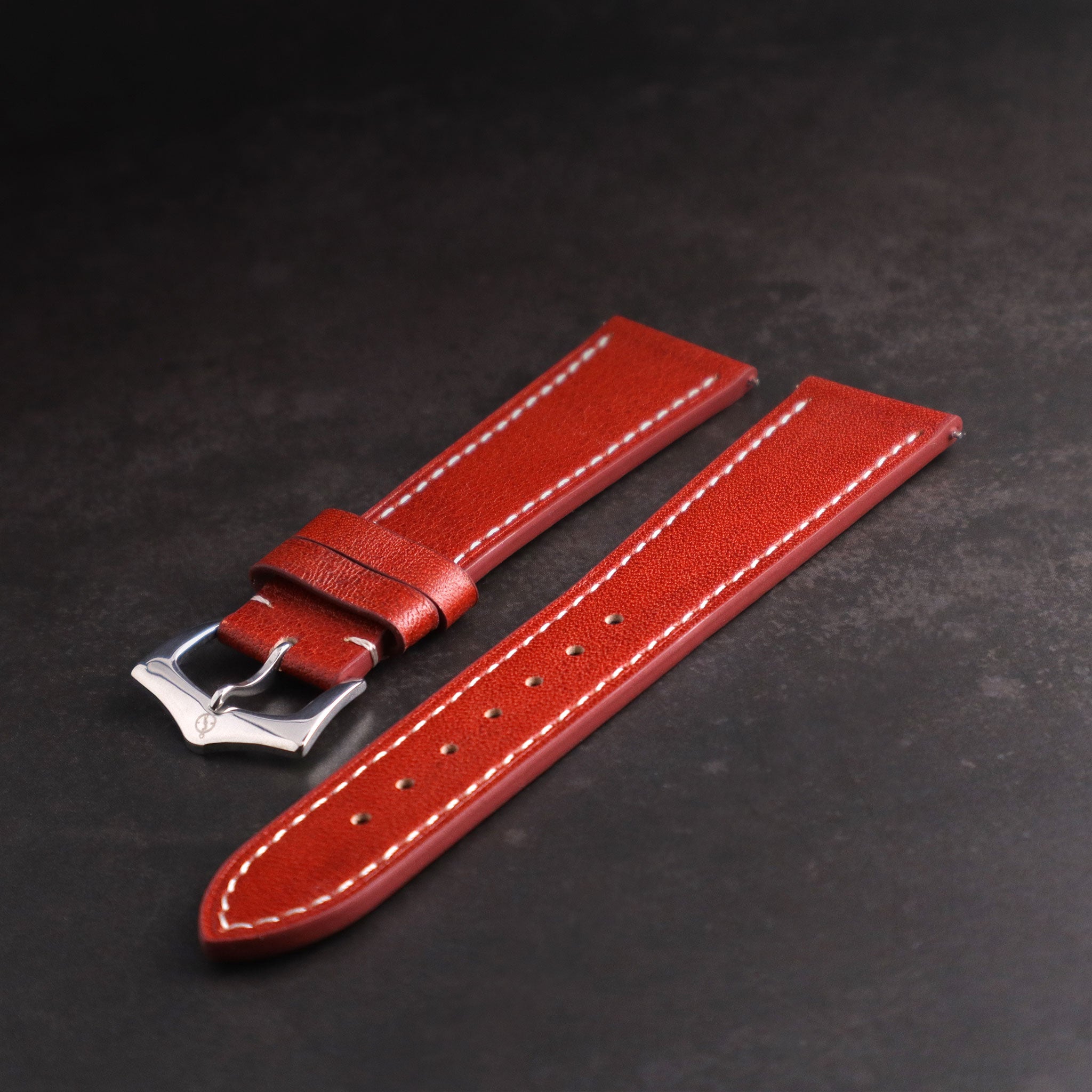 Belmont™ Oil Wax Full Grain Leather Watch Band