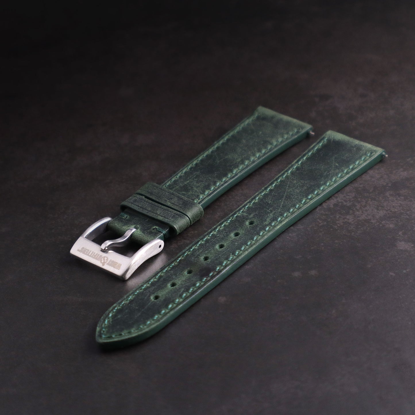 Lakota™ Crazy Horse Full Grain Oiled Leather Watch Band