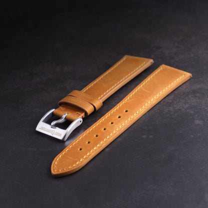 Lakota™ Crazy Horse Full Grain Oiled Leather Watch Band