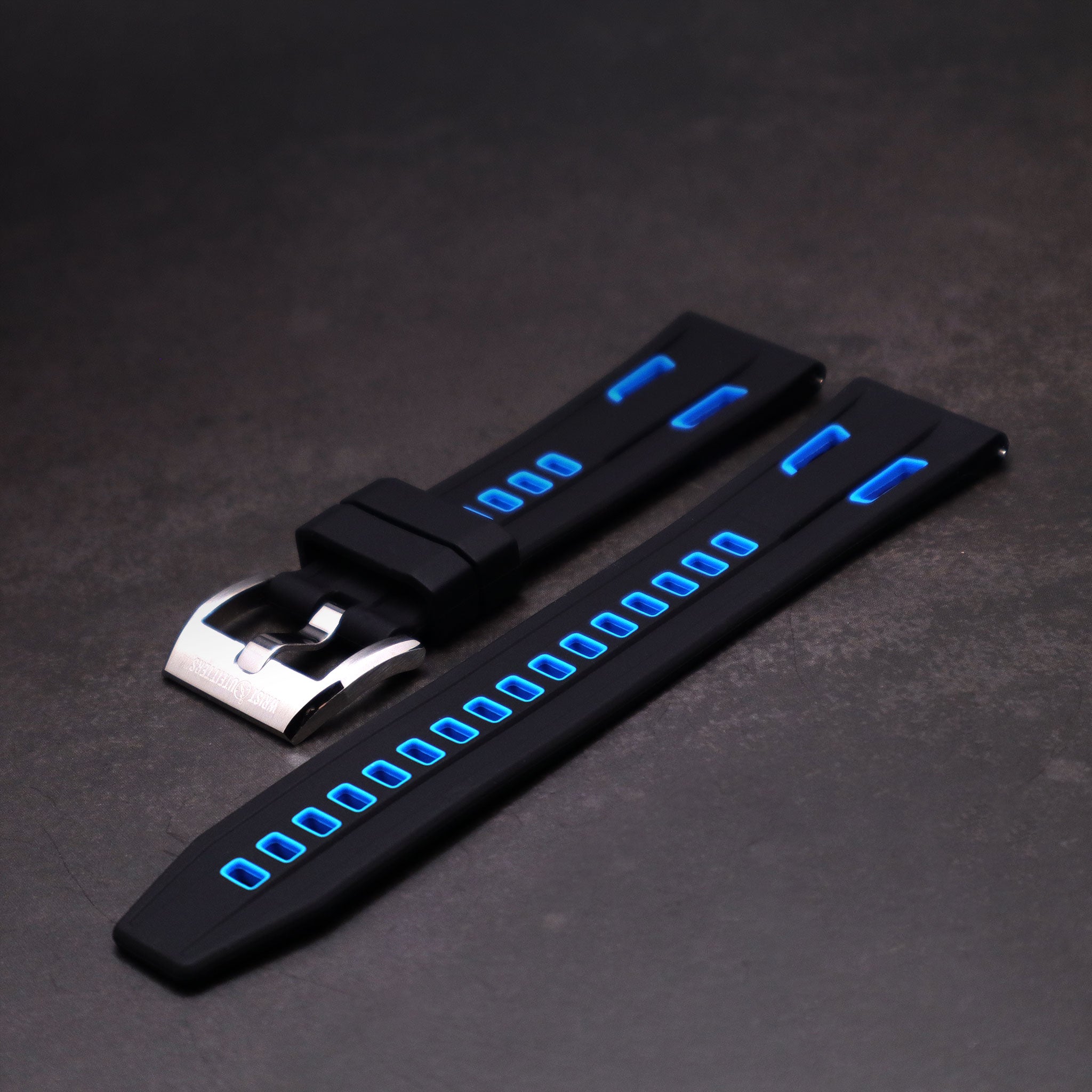 StingRay™ Vented Silicone Rubber Watch Band