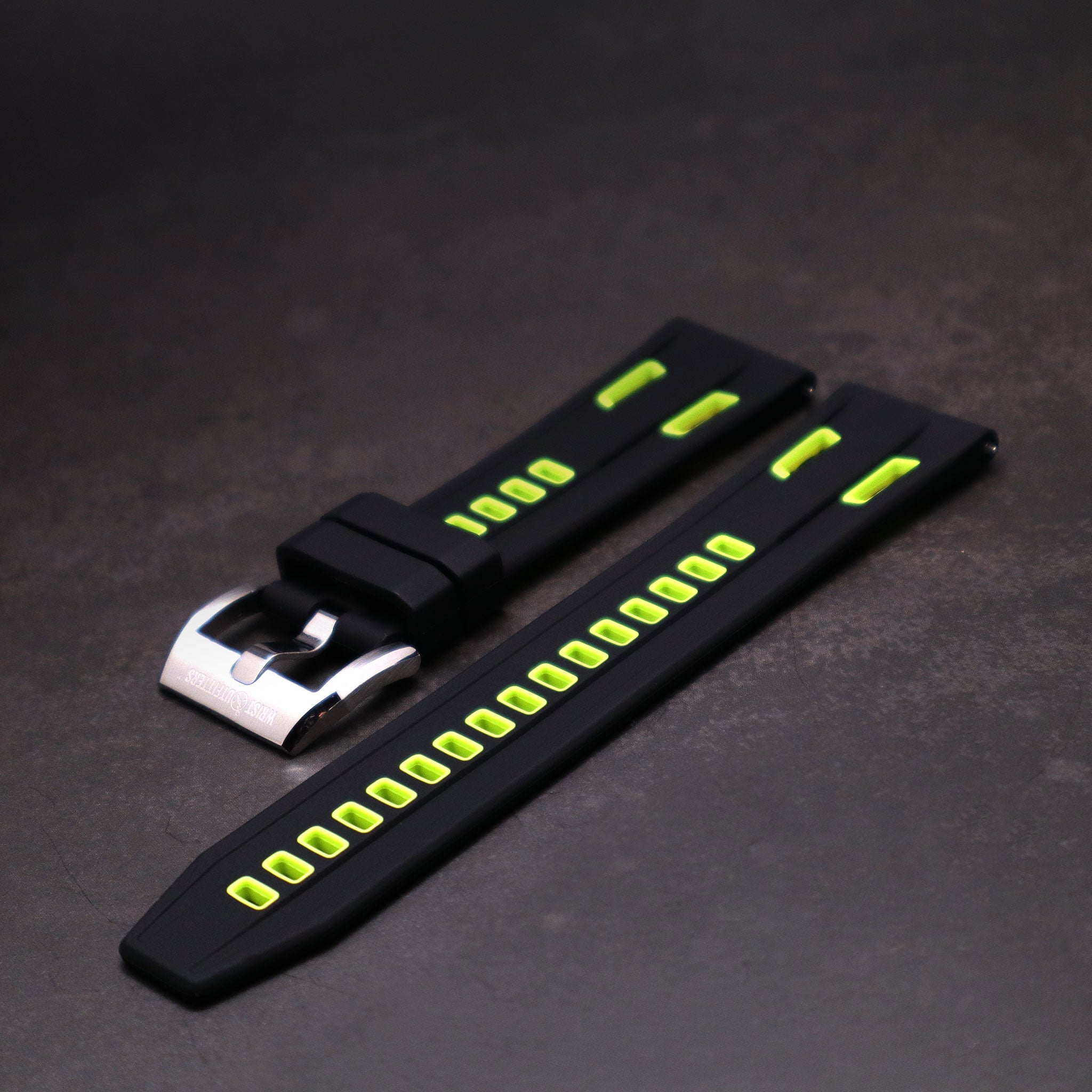 StingRay™ Vented Silicone Rubber Watch Band