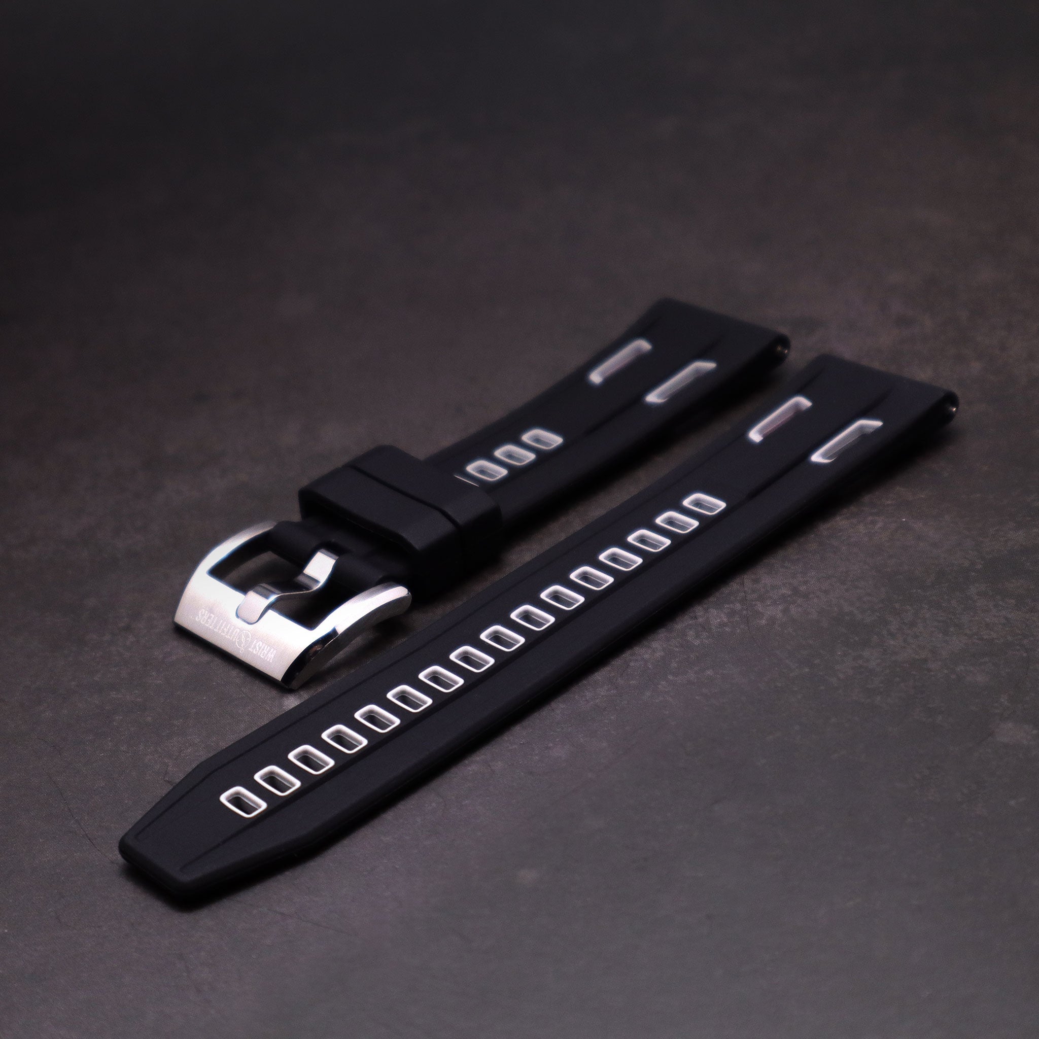 StingRay™ Vented Silicone Rubber Watch Band