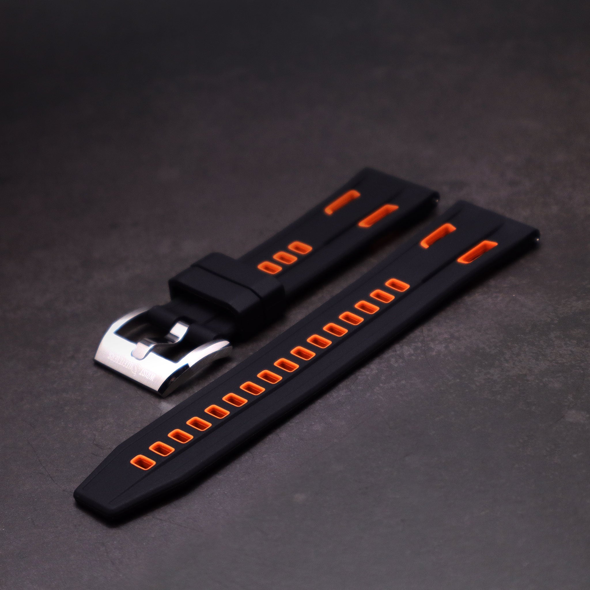 StingRay™ Vented Silicone Rubber Watch Band