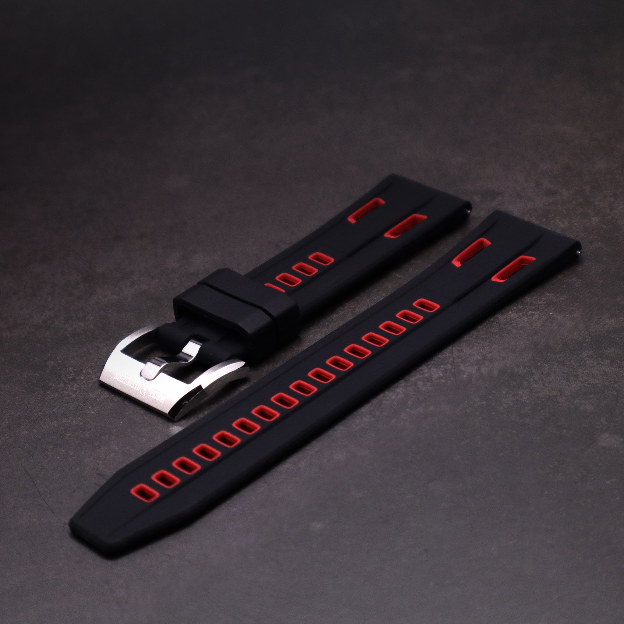 StingRay™ Vented Silicone Rubber Watch Band