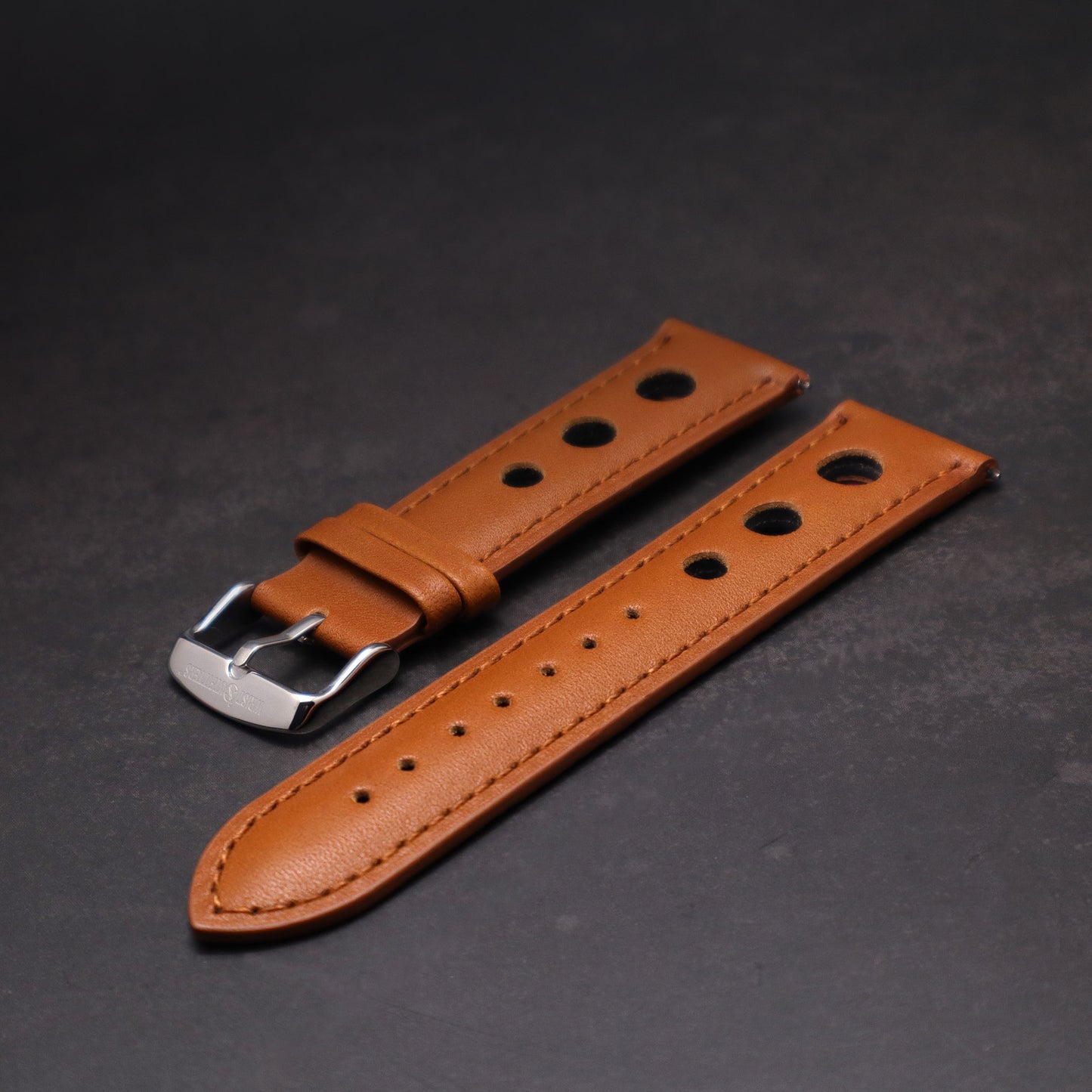 Velocity™ Elite Leather Rally Watch Strap