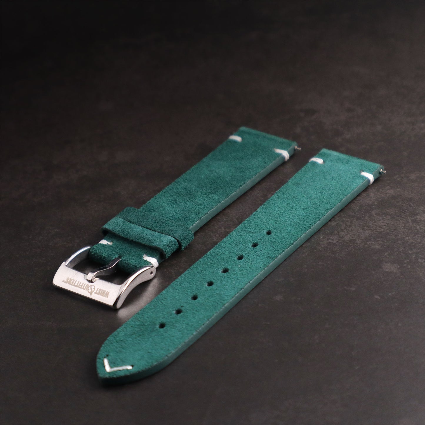 Warthog™ Suede Calfskin Leather Pilot Watch Band