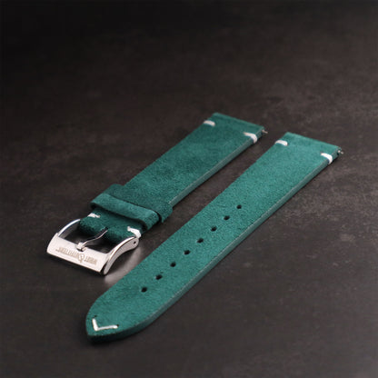 Warthog™ Suede Calfskin Leather Pilot Watch Band