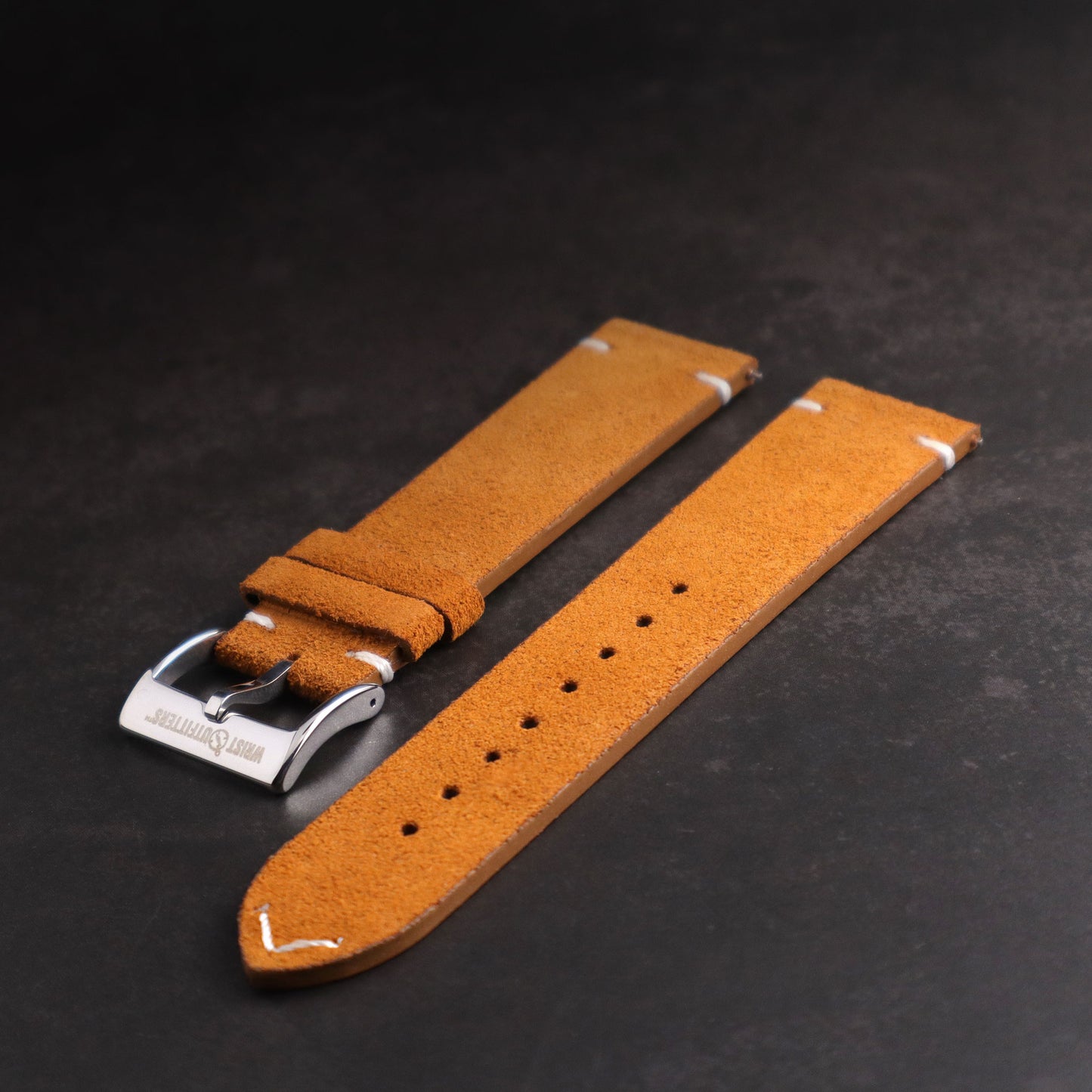 Warthog™ Suede Calfskin Leather Pilot Watch Band