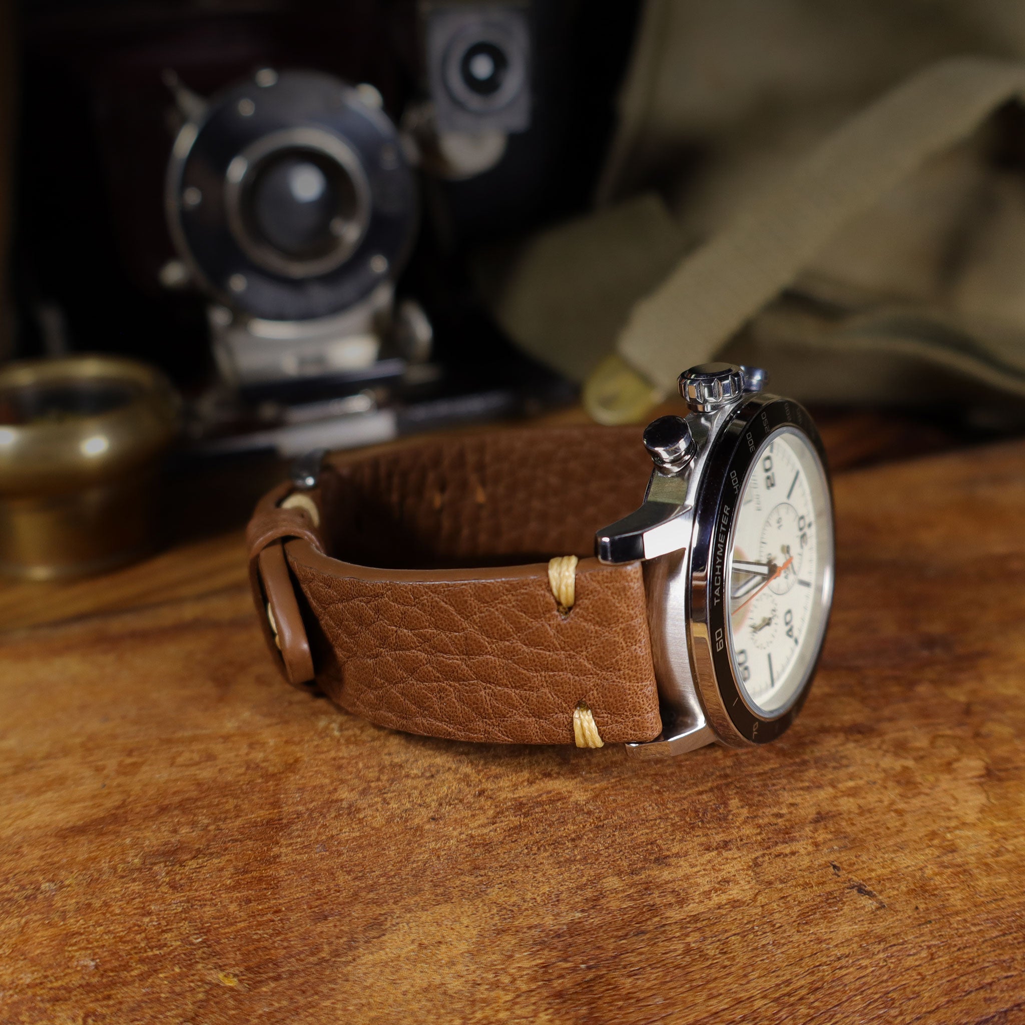 Aviator™ Vintage Leather Pilot Watch Band