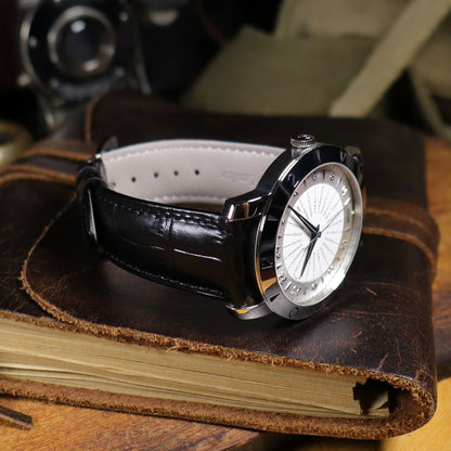 Bamboo™ Calfskin Leather Watch Band