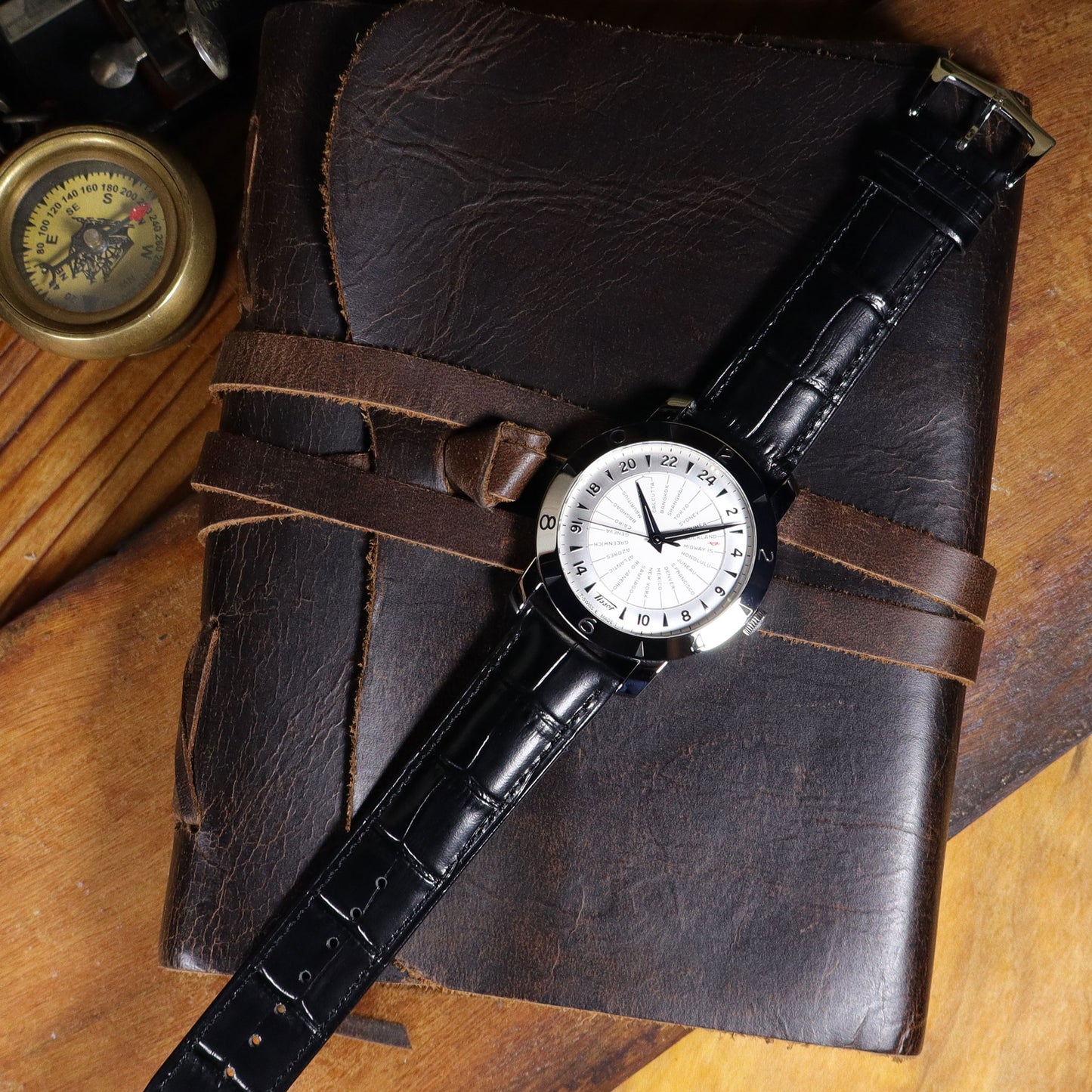 Bamboo™ Calfskin Leather Watch Band