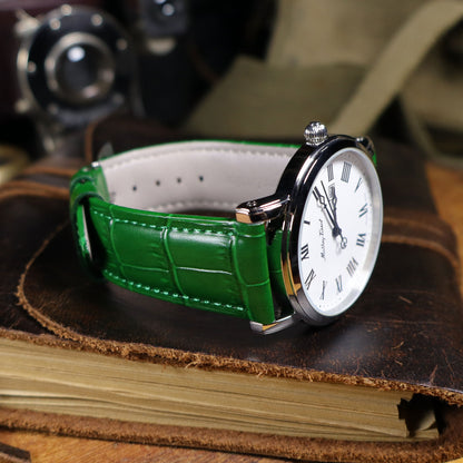 Bamboo™ Calfskin Leather Watch Band