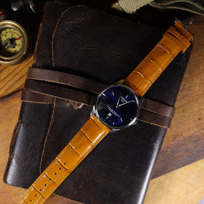 Bamboo™ Calfskin Leather Watch Band