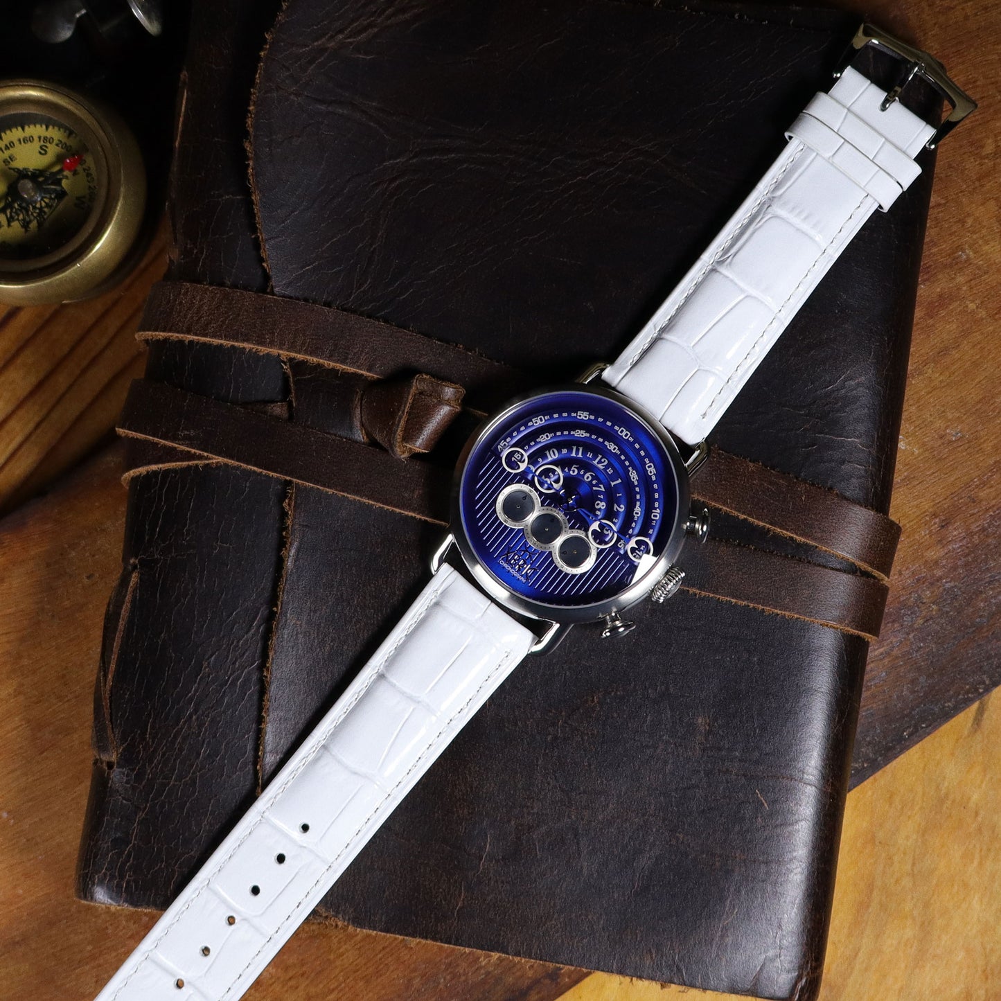 Bamboo™ Calfskin Leather Watch Band