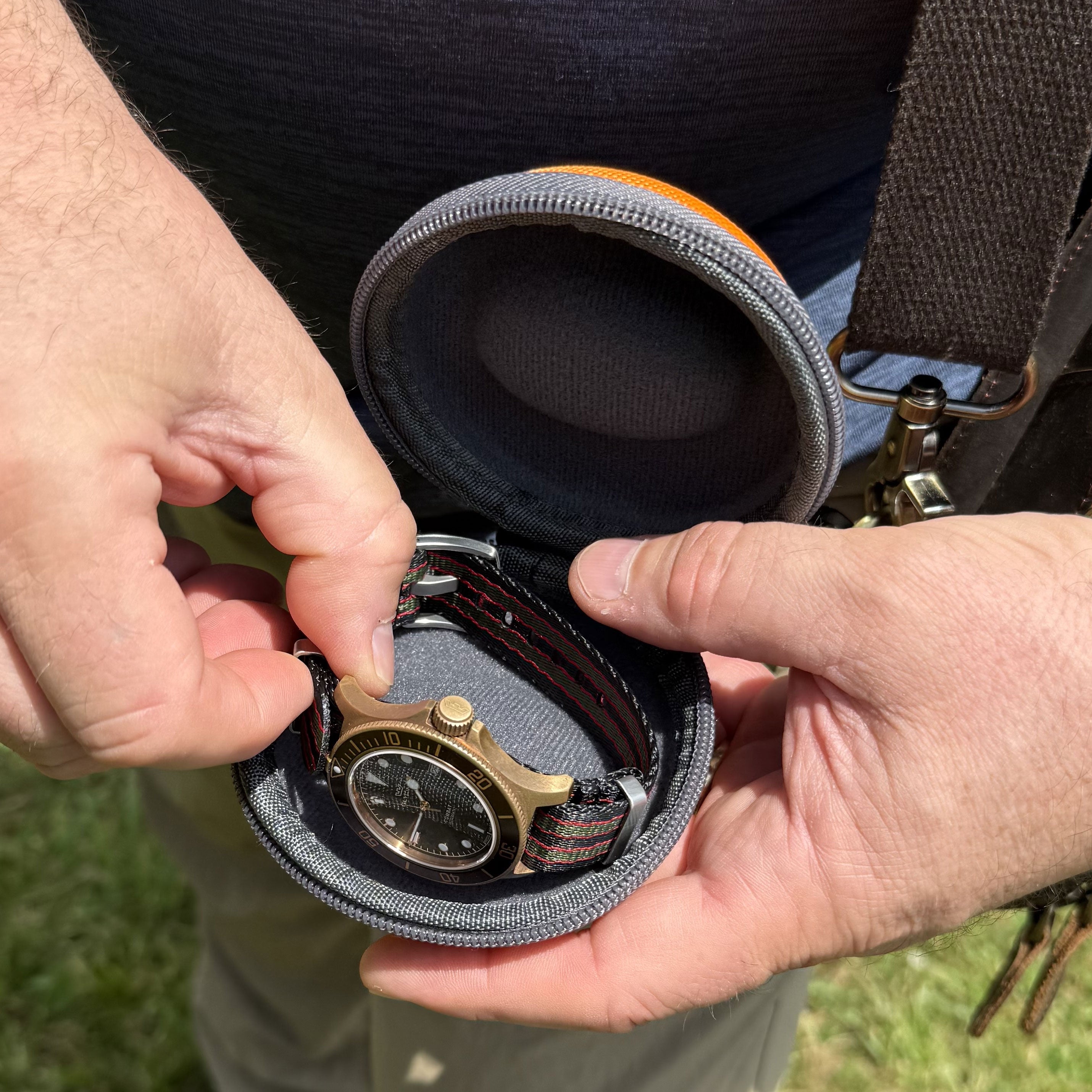 ExoShell™ Travel Pod Watch Case